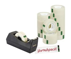 Scotch 9-1933R14C38, dispensador de cinta adhesiva de mesa Scotch modelo C38, incluye 14 rollos de cinta adhesiva, color