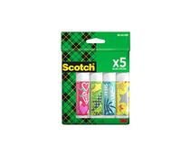 Scotch Barra de Adhesivo Permanente, 5 Barras de 8g - Para Uso Adhesivo para el Colegio, el Hogar y la Oficina - Sin Disolvente, Lavable