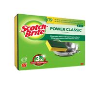 Scotch-brite classic pack de 2 estropajos de cocina - color amarillo