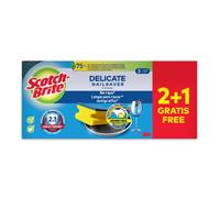 Scotch-brite delicate pack de 3 estropajos de cocina - proteccion para