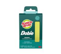 Scotch-Brite Dobie Almohadilla de Limpieza, Ideal para lavavajillas, Cocina, baño y más, estropajos sin arañazos, 1 Almohadilla