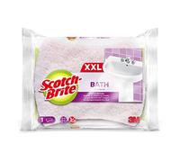Scotch Brite Esponja lija para baño, suave y duradera para superficies delicadas – 4 unidades