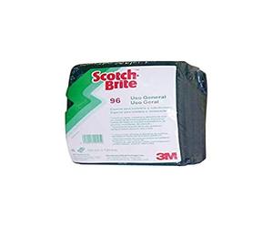 Scotch Brite Estropajo Fibra Verde 3M :: 158X190MM (15 Unidades)