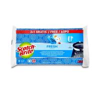 SCOTCH BRITE estropajo no raya fresh paquete 3 uds