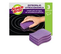 Scotch-Brite Estropajo para vitrocerámica, paquete de 3 unidades