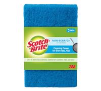Scotch-Brite Estropajos Que no Rayan: 6 in. x 3.8 in. (Azul) / 3-Paquete
