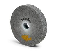 Scotch-Brite EXL PRO - Rueda de desbarbado - Carburo de silicio de grano fino 10S - Rueda de desbarbado, acabado y pulido de metal - 6 x 1 x 1 pulgada