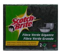 Scotch-Brite Fibra Verde Gigante Pack 2