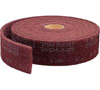Scotch-Brite limpiar y acabado Roll, óxido de aluminio, longitud de 2 "de ancho x 30 ', muy fina grano (Pack de 1), 30' Length x 6" Width, granate