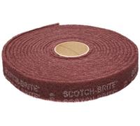 Scotch-Brite limpiar y acabado Roll, óxido de aluminio, longitud de 2 "de ancho x 30 ', muy fina grano (Pack de 1), 30' Length x 2" Width
