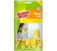 Scotch-brite pack de 2 guantes multiuso - talla l - color amarillo
