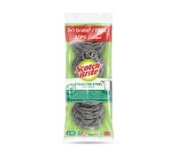 Scotch-brite pack de 4 estropajos de acero inoxidable - promocion 3 +