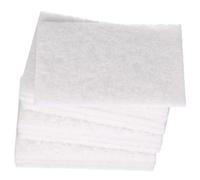 Scotch-Brite(TM) Almohadilla de limpieza ligera 7445, silicato de aluminio, 9 cm de largo x 6 cm de ancho, color blanco (paquete de 20), Pack of 20
