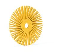 Scotch-Brite(TM) Radial Bristle Disc, Ceramic, 20000 RPM, 3 Diameter, 80 Grit, Yellow (Pack of 10)