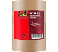 Scotch Cinta Adhesiva de Embalaje Marrón, 3 Rollos Cinta de Embalar, 50 mm x 66 m - de Calidad para Cerrar Cajas, Cartones y Paquetes (Paquete de 6)