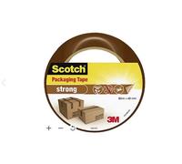 Scotch Cinta Adhesiva de Uso General, Marrón, 48 mm x 66 m, 1 Rollo/Paquete - de Calidad para Cerrar Cajas, Cartones y Paquetes