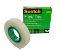 Scotch cinta adhesiva invisible magic rollo 12mm x 33m caja individual