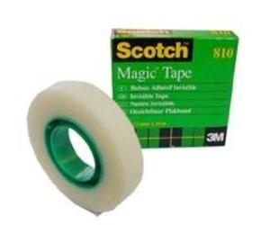 Scotch cinta adhesiva invisible magic rollo 12mm x 33m caja individual