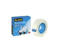 SCOTCH CINTA ADHESIVA INVISIBLE SCOTCH REMOVIBLE 19X33 VARIOS PAPELERIA 7x7x2 Cms.