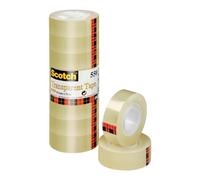 Scotch cinta adhesiva transparente - 8 rollos - 19mm x 33m - cinta adh