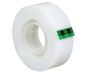 Scotch Cinta Mágica - 1 Rollo de 19 mm x 15 m + Dispensador Portátil - Cinta Adhesiva de Uso General para Reparación, Etiquetado y Sellado de Paquetes y Documentos
