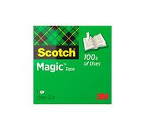 Scotch Cinta adhesiva Magic – rollo 12 mm x 33 m – caja individual
