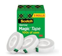 Scotch Cinta mágica, invisible, suministros de oficina en casa y suministros de regreso a la escuela para universidad y aulas, 3 rollos