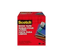 Scotch Cinta para libros, 10.16cm x 137.66cm, excelente para reparar, reforzar la protección, y cubrir (845-400)
