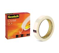 Scotch Klebstoffe – Cinta transparente Crystal – 19 mm x 33 m – 1 rollo