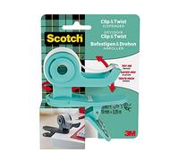 Scotch - Dispensador de cinta adhesiva C&T, verde menta, 1 rollo incluido, 19 x 9,8 m