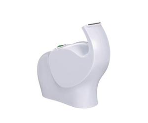 Scotch Dispensador de cinta adhesiva en forma de elefante, incluye cinta adhesiva de 19 x 8.89 m, Blanco