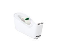 Scotch · Dispensador Portarrollos C18 · Sobremesa · Cinta Invisible 19mm x 33m · Blanco