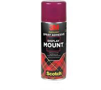 Scotch Adhesivo en spray DisplayMount – Pegamento multifuncional, montaje y unión permanente 400 ml