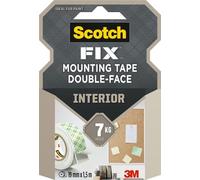 Scotch -Fix Fita de montagem para interiores, 19 mm x 1,5 m, max 4.5 kg, 1 rolo/pack (a embalagem pode variar)