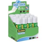 Scotch Pegamento de Barra - 1 Caja con 12 Barras de Pegamento de 40g - Para Uso Adhesivo para el Colegio, el Hogar y la Oficina - Sin Disolvente, Lavable