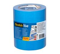Scotchblue cinta de enmascarar multisuperficie, 48 mm x 41 m, 3 rollos