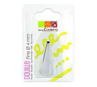 Scrap Cooking - Vaso de acero inoxidable fino (0,4 x 1,3 x 3,5 cm)