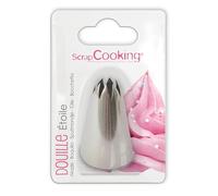 ScrapCooking 1802 Vaso Estrella Acero Inoxidable Plata 14 x 10,8 x 3,2 cm