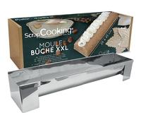 ScrapCooking 1936 - Molde para tronco de Navidad, acero inoxidable XXL