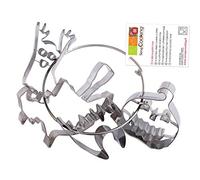 ScrapCooking 2045 Halloween Set de 4 cortadores en Percha de Acero Inoxidable Multicolor 21 x 14 x 7,5 cm