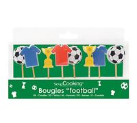 ScrapCooking 5001sch Pitufos Juego de 8 Velas de parafina 10,5 x 17 x 2,5 cm, Multicolor