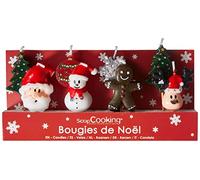 Scrapcooking 5021 Navidad - Juego de 8 velas de parafina, multicolor 10,5 x 17 x 2,5 cm