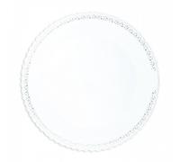 ScrapCooking 5220 Plana Encaje Redondo PP Apte Blanco 32 x 32 x 0,1 cm