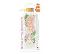 Scrapcooking 6 Margaritas + 6 hojas verdes Azyme 26G