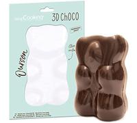 ScrapCooking 6756 - Molde rígido de chocolate con oso para crear ositos de malvavisco XXL - Accesorio pastelería de calidad profesional