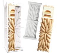 ScrapCooking - Molde Silicona para Tartas “Instant” - Molde Relieve 3D - 25 x 8 x 8 cm - Calidad Profesional - Original Molde de Pastelería Navidad - Con Receta - Blanco - 2893
