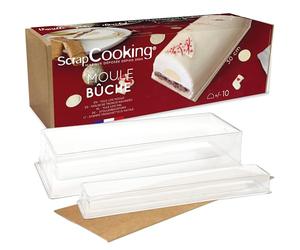 ScrapCooking - Molde Tronco PVC - Navidad Torte - 33,0 x 11,4 x 6,4 cm - 1921