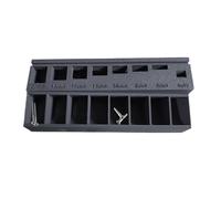 Screw Tray Organizer, M3 Sort Tray, Sturdy 3D Printed Construction, Ergonomic Space-Saving Design, Compact Desktop for Storing Hardware, Nuts, Screws, Home or Workshop Use