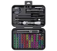 Screwdriver Bit Set, Precision Magnetic Screwdriver Kit, 132-Piece Tool Set, Hardware Tool Set, Storage Box Screwdriver Set, Mobile Phone Repair Kit, Glasses Repair Tool, Computer Screwdriver Set