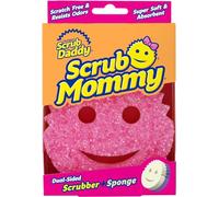 Scrub Daddy Scrub Mommy - Estropajo para cocina con cambio de textura, esponja para lavar platos sonriente sin arañazos, resistente a los olores